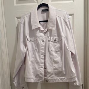 Venezia White Jean Jacket